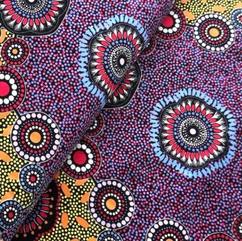 MEETING PLACES Aborigines Stoff aus Australien